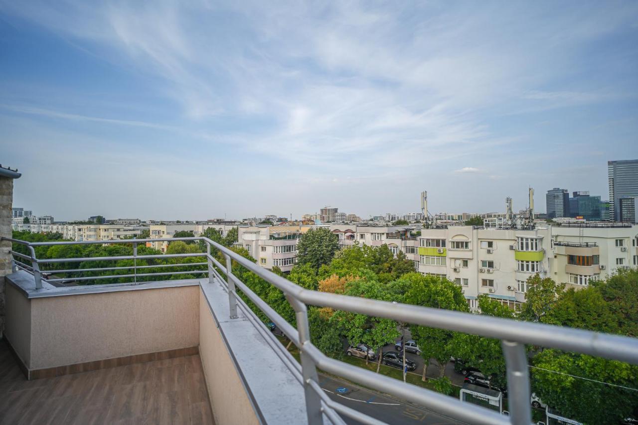 Penthouse With Huge Rooftop & Amazing City View 布加勒斯特 外观 照片